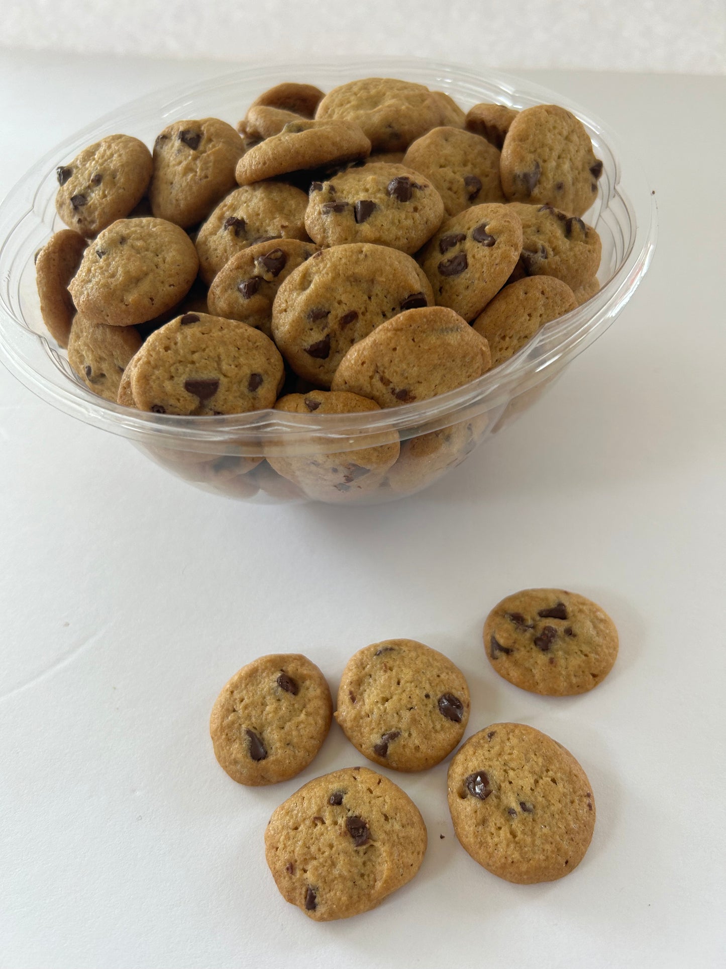 Itty Bitty Mini Choc Chip cookies
