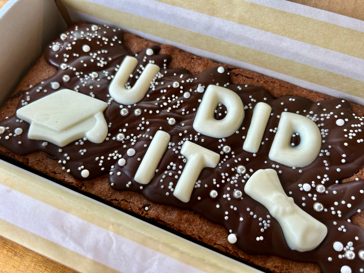 Graduation Custom Mini Brownie Note