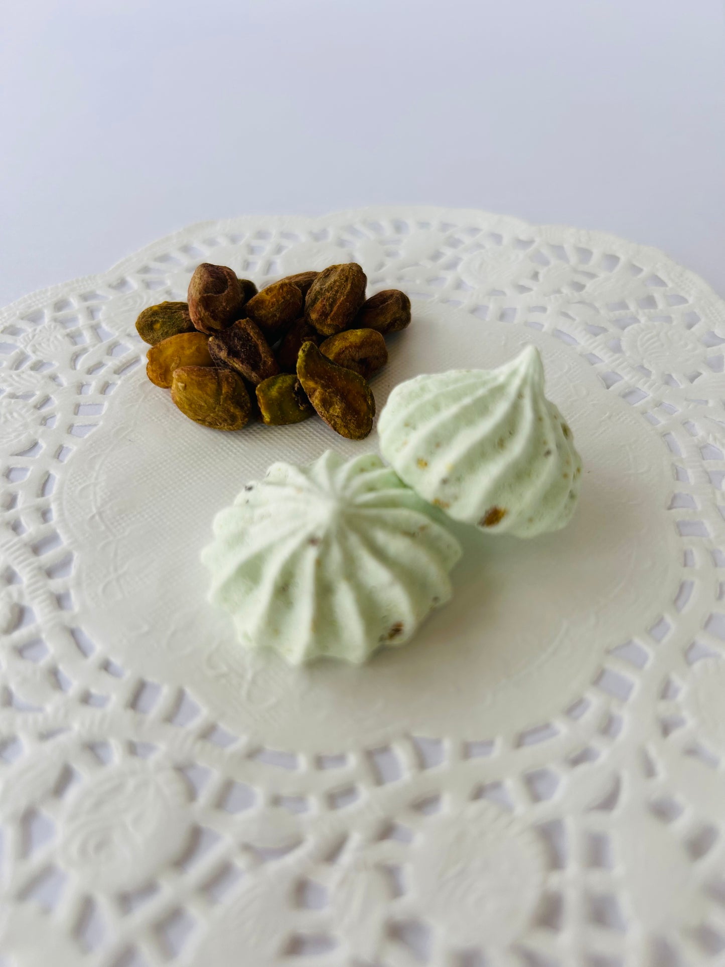 Pistachio Meringues, Gluten Free, Dairy Free 50 pieces