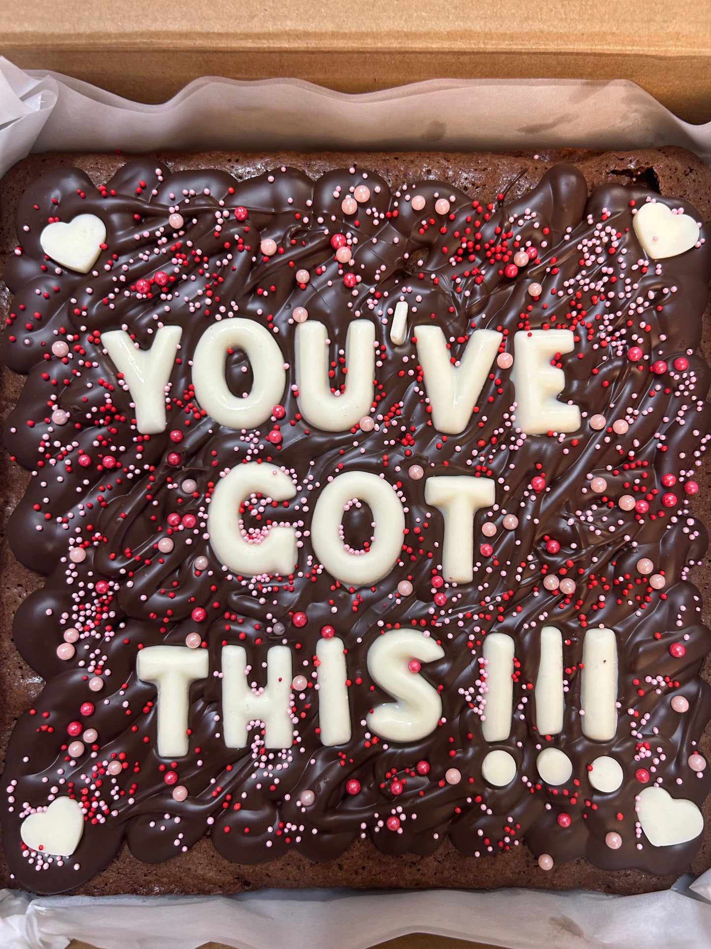 Valentines ❤️ Customized Brownie Slab! 9x9'