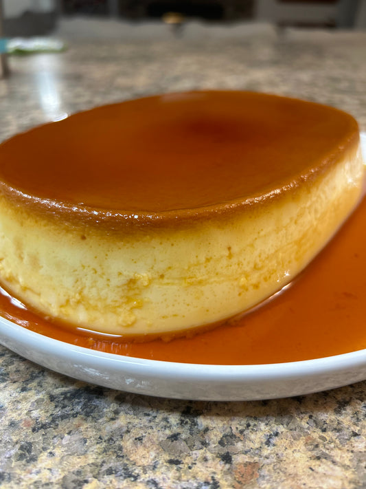 Flan de Queso (Cheese and Caramel Pudding)